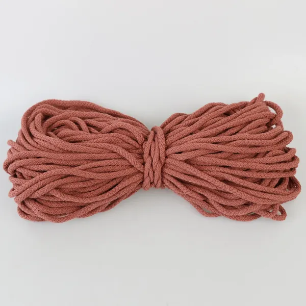 Шнур акриловый для сумок, Кирпичный 6 мм*50 м – купить | Candy Yarn