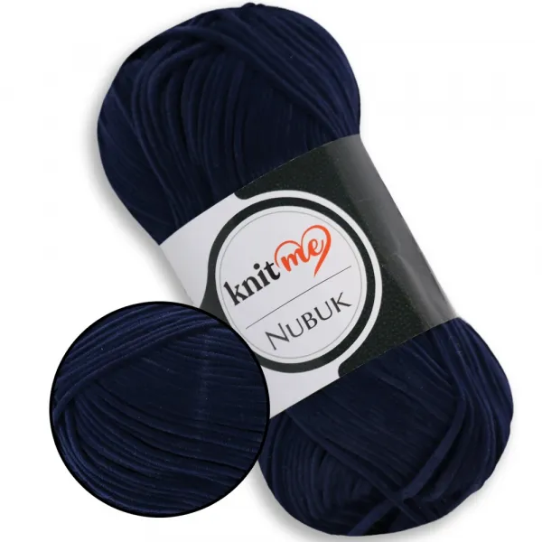 Knit Me Nubuk, Синий №2810 – купить | Candy Yarn