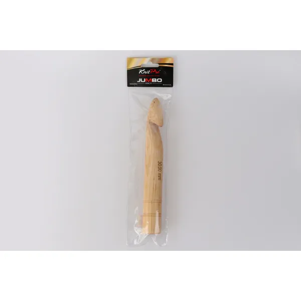 Крючок 30мм Jumbo Birch, KnitPro – купить | Candy Yarn