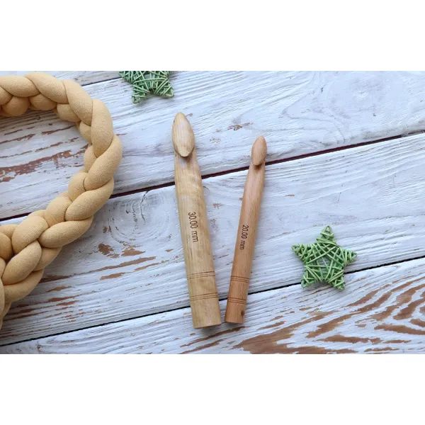 Крючок 30мм Jumbo Birch, KnitPro – купить | Candy Yarn