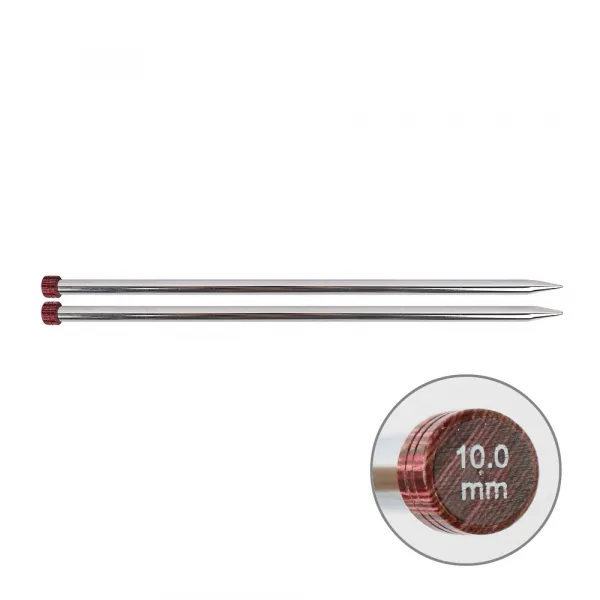 Спиці прямі 10.00mm-35cm Nova Metal KnitPro – купити | Candy Yarn