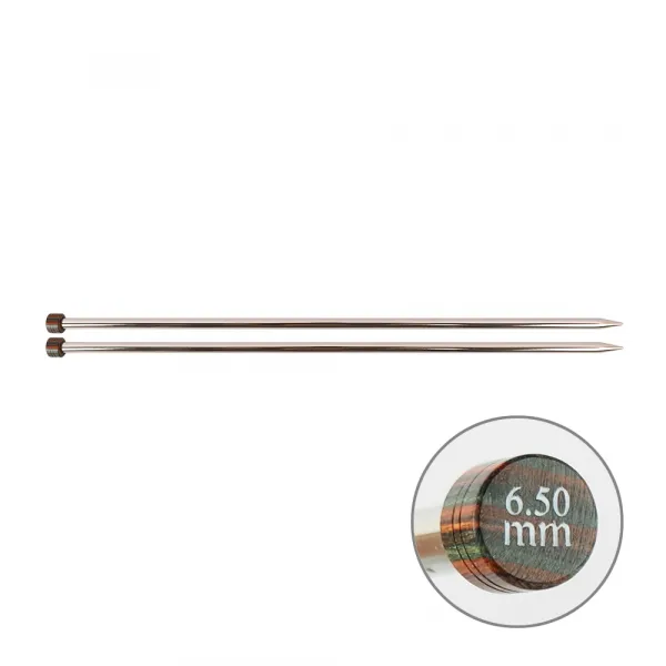 Спиці прямі 6.50mm-35cm Nova Metal KnitPro – купити | Candy Yarn