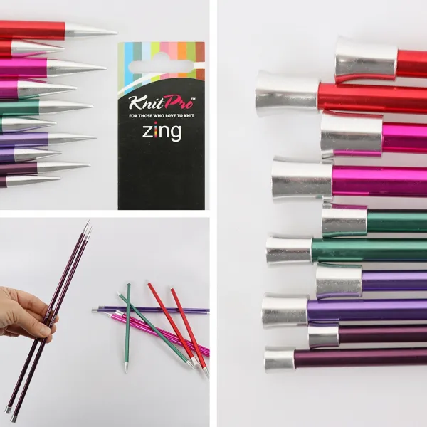 Спиці прямі 6.00mm-30cm Zing KnitPro – купити | Candy Yarn