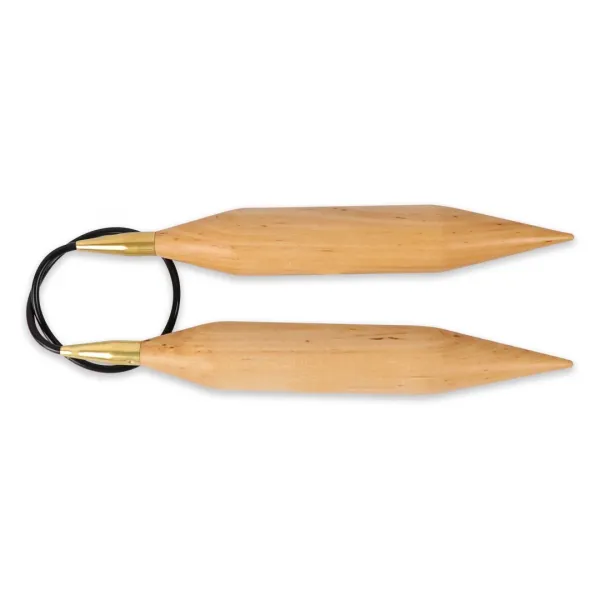 Спицы круговые 35.00mm-80cm Jumbo Basix Birch Wood, KnitPro – купить | Candy Yarn
