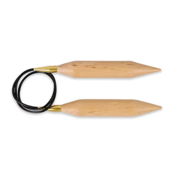 Спиці кругові 30.00mm-100cm Jumbo Basix Birch Wood, KnitPro – купити | Candy Yarn