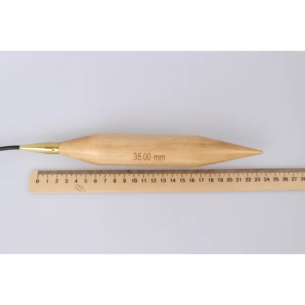 Спицы круговые 35.00mm-100cm Jumbo Basix Birch Wood, KnitPro – купить | Candy Yarn