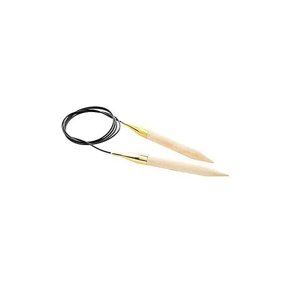 Спиці кругові 10.00mm-100cm Basix Birch Wood, KnitPro – купити | Candy Yarn