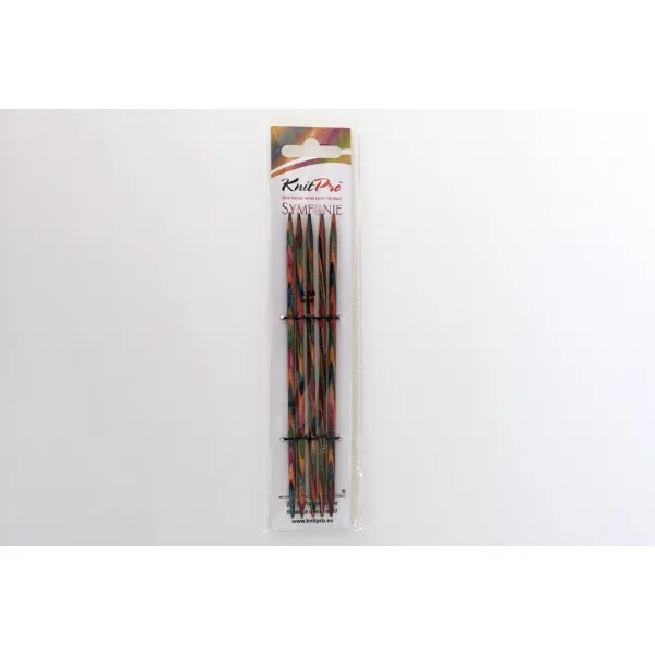 Спицы носочные 3.00мм-15см Symfonie Wood, KnitPro – купить | Candy Yarn