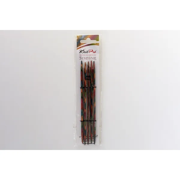 Спиці шкарпеткові 4.00мм-15см Symfonie Wood, KnitPro – купити | Candy Yarn