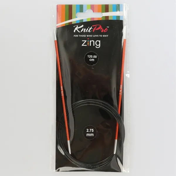 Кругові спиці 2.75мм-120см Zing, KnitPro – купити | Candy Yarn