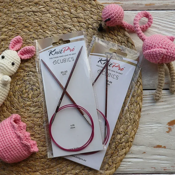 Спицы круговые 3.00мм-80сm Cubics Symfonie-Rose, KnitPro – купить | Candy Yarn