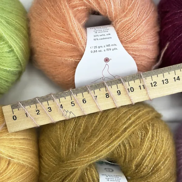 Laines du Nord Cashsilk Light, Салат №3102, пряжа с кашемиром и шелком – купить | Candy Yarn