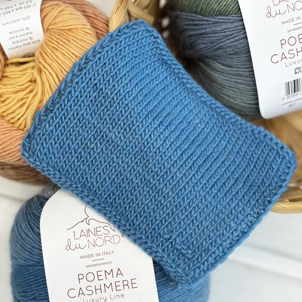 Laines du Nord Poema Cashmere, Ванильный Грей №106, пряжа с альпаки и шерсти – купить | Candy Yarn