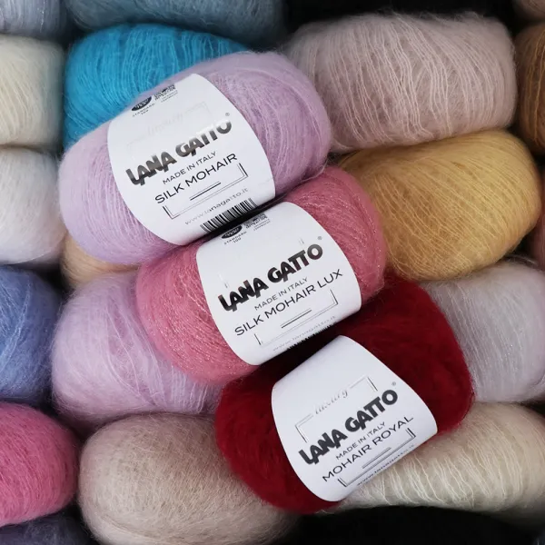 Lana Gatto Mohair Royal, Соковита вишня №30138 – купити | Candy Yarn