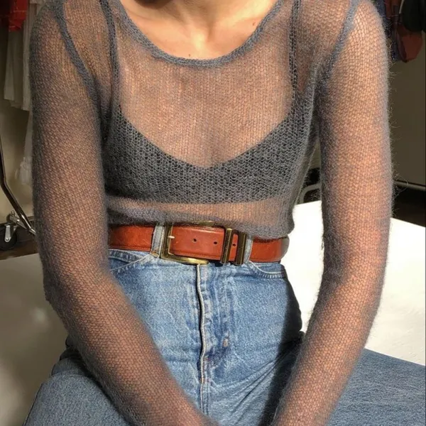 Lana Gatto Silk Mohair, Блакитна крига №6033 – купити | Candy Yarn