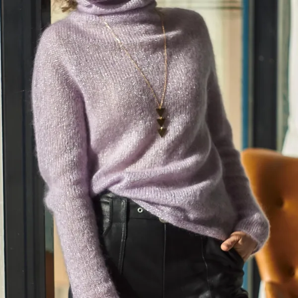 Lana Gatto Silk Mohair Lux, Розовая пудра №7259 – купить | Candy Yarn