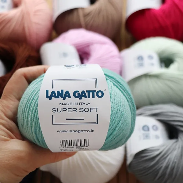 Lana Gatto Super Soft, Сіра перлина №12504 – купити | Candy Yarn