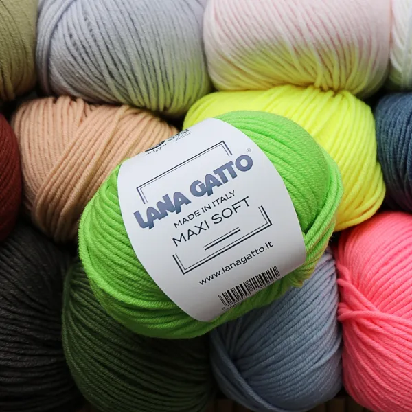 Lana Gatto Maxi Soft, Бежевий №14630 – купити | Candy Yarn