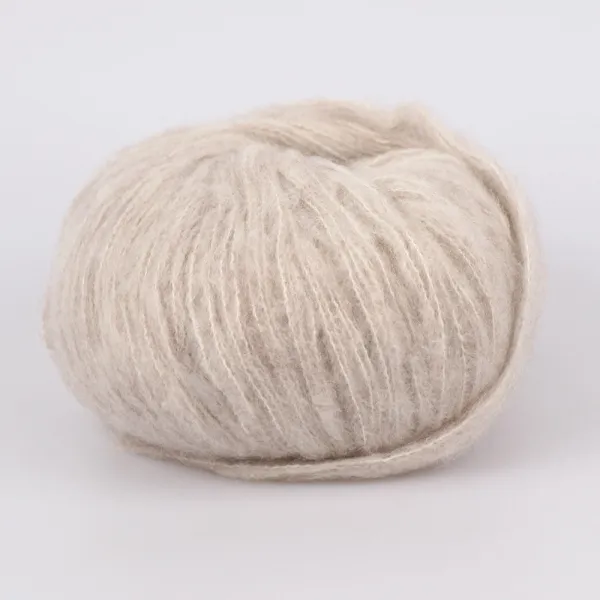 Laines du Nord Cashsilk Light, Бежева вуаль №М1, пряжа з кашеміром та шовком – купити | Candy Yarn