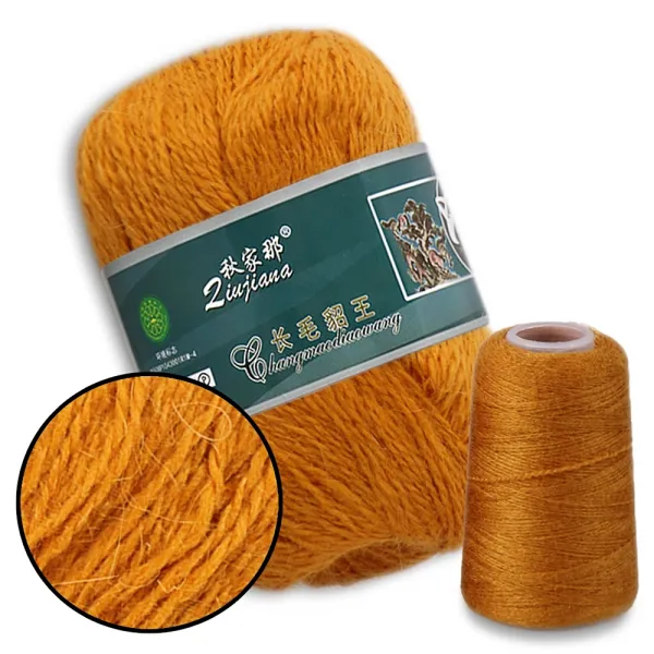 Пряжа з Норки, Гірчиця №831, Китай – купити | Candy Yarn