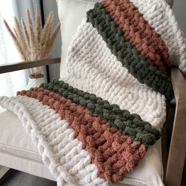 Lady Yarn Chunky Blanket, Светло-серый SL1013 – купить | Candy Yarn