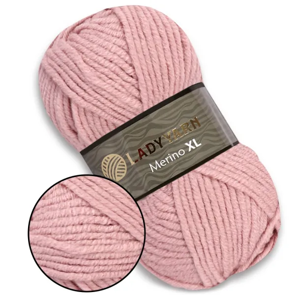 Lady Yarn Merino XL, Ніжна троянда №14 – купити | Candy Yarn