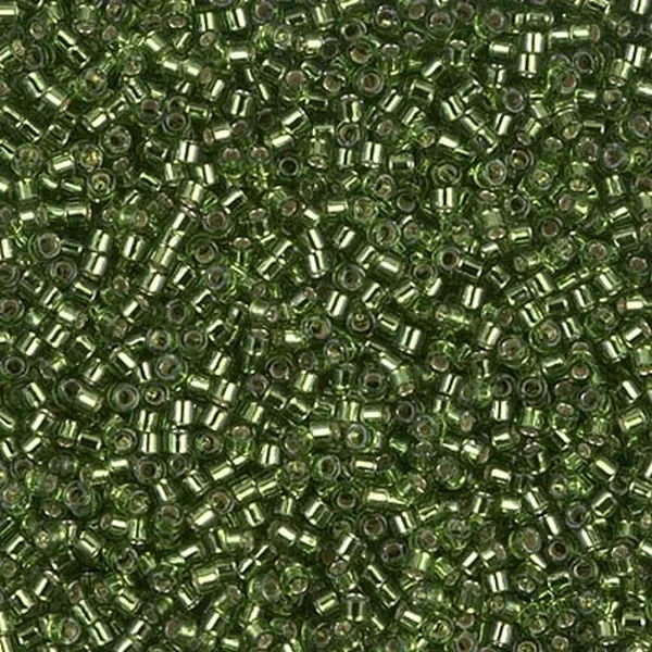 Бісер Miyuki Delica Beads 11/0, 5г, DB-1207, блискучий, зелений – купити | Candy Yarn