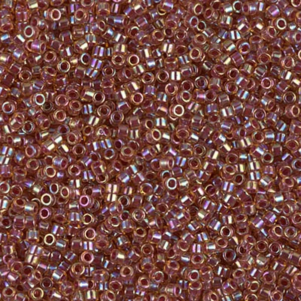 Бисер Miyuki Delica Beads 11/0, 5г, DB-88, блестящий, розово-коричневый – купить | Candy Yarn