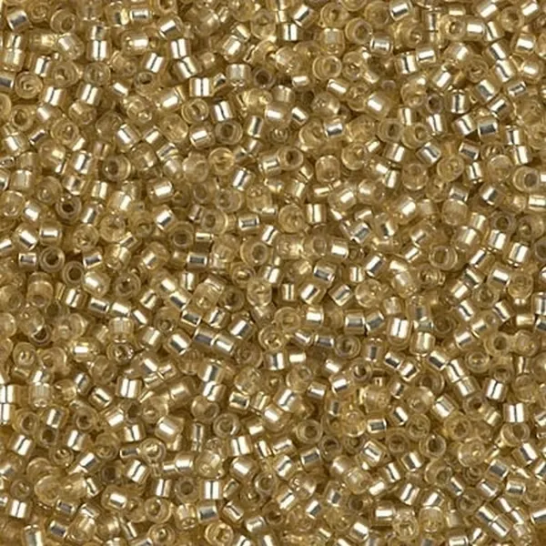 Бісер Miyuki Delica Beads 11/0, 5г, DB-686, блискучий, світло-золотий – купити | Candy Yarn