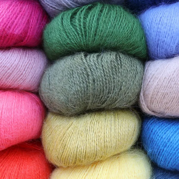 Mondial Dolce Mohair, Чорний №200 – купити | Candy Yarn