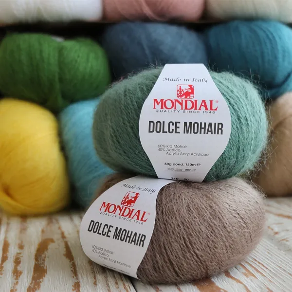 Mondial Dolce Mohair, Сакура №409 – купити | Candy Yarn