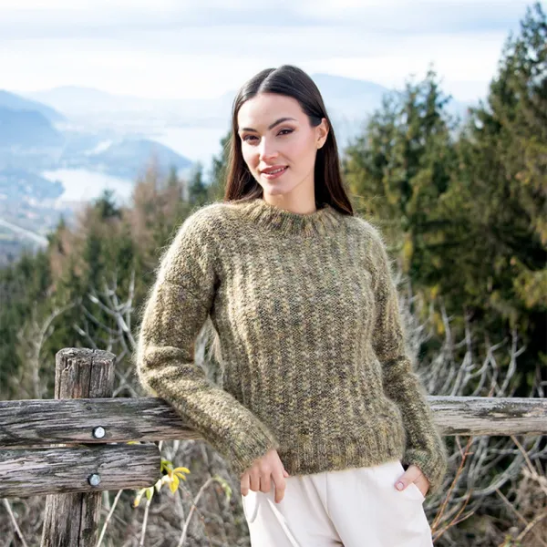 Mondial Mohair Color, Оливка №894 – купить | Candy Yarn