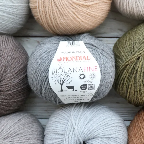Mondial Bio Lana Fine, Коричневый №367 – купить | Candy Yarn