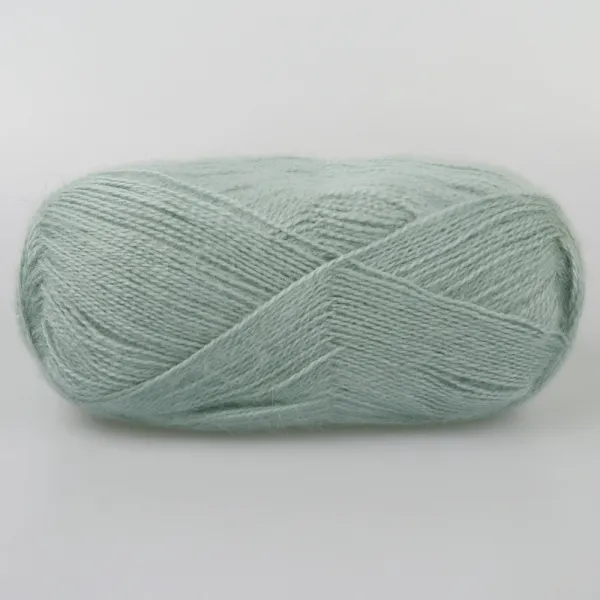 Nako Mohair Delicate, Серо-мятный №10023 – купить | Candy Yarn