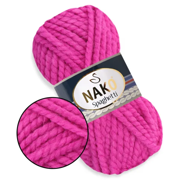Nako Spaghetti, Розовый №5571 – купить | Candy Yarn