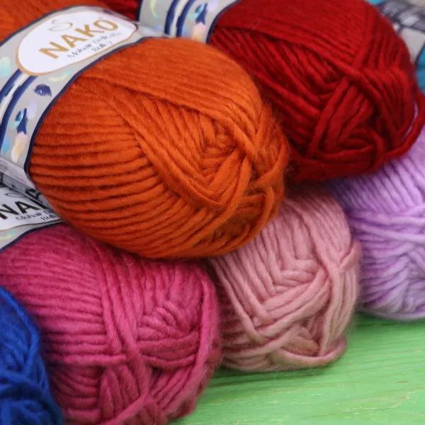 Nako Mohair Delicate Bulky, Фуксія №6247 – купити | Candy Yarn