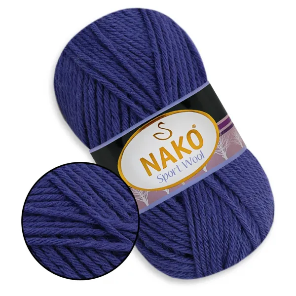Nako Sport Wool, Василек №10472 – купить | Candy Yarn