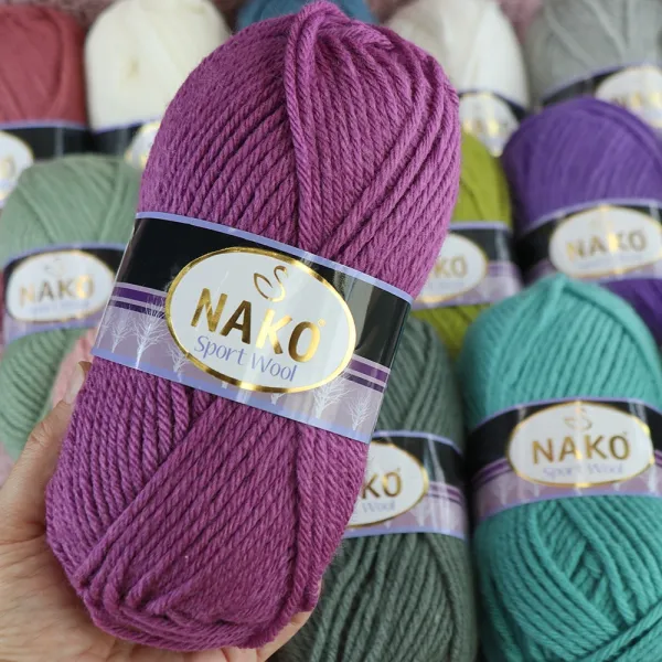 Nako Sport Wool, Бежевый №23116 – купить | Candy Yarn