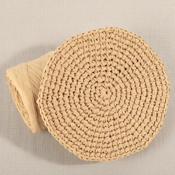 Raffia Paper Yarn, Розовое золото №91 – купить | Candy Yarn