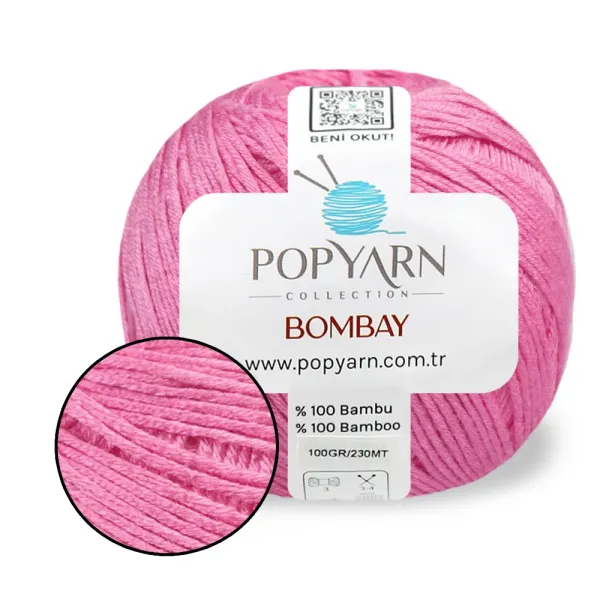 Popyarn Bombay, бамбукова пряжа для в'язання – купити | Candy Yarn
