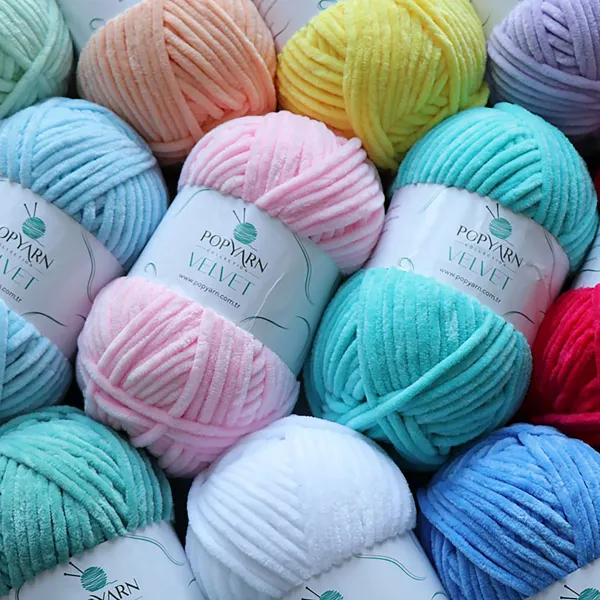 Popyarn Velvet, Сухая роза №007 – купить | Candy Yarn