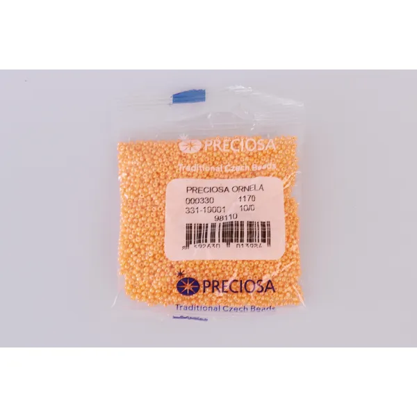Бісер чеський Preciosa10, 50г, №293-33119/98110, сфінкс, помаранчевий – купити | Candy Yarn