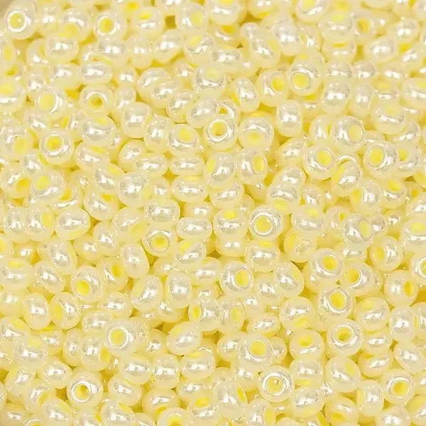 Бисер чешский Preciosa10, 5 г, 37185, алебастр, желтый – купить | Candy Yarn