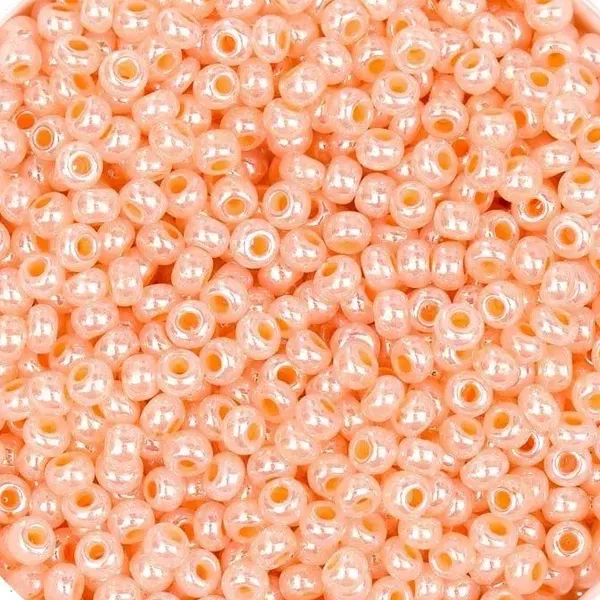 Бісер чеський Preciosa10, 5 г, 37188, алебастр, жовтогарячий – купити | Candy Yarn