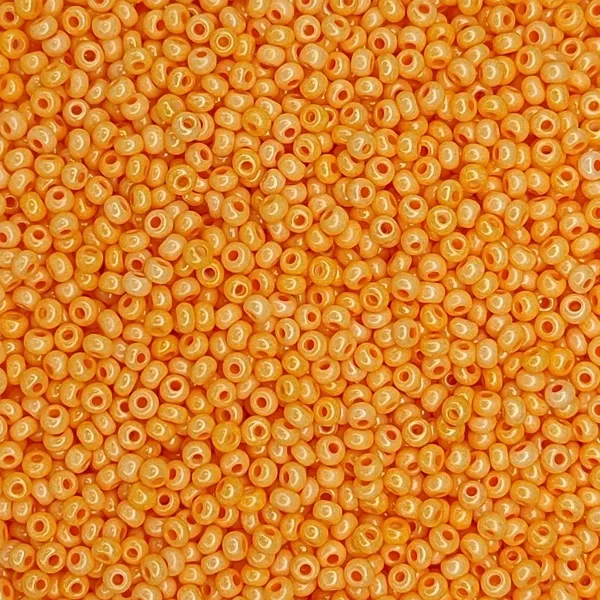 Бісер чеський Preciosa10, 5 г, 16389, крейда кольорова, помаранчевий – купити | Candy Yarn