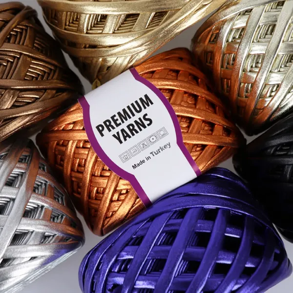 Premium Yarn Leather, Черный №01 – купить | Candy Yarn