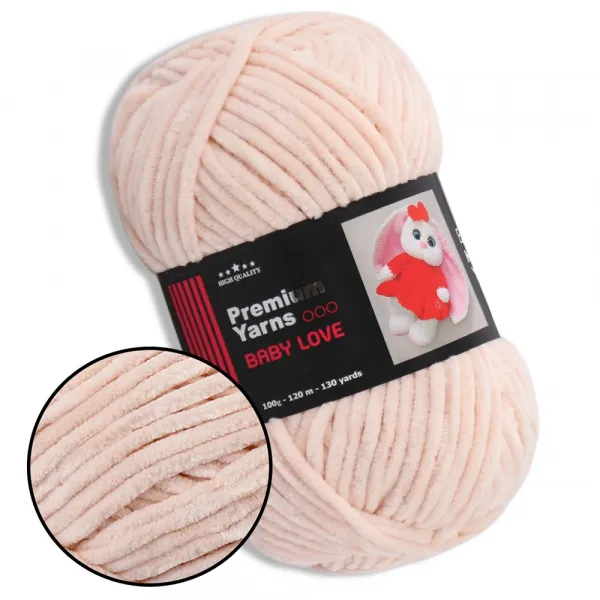Premium Yarn Baby Love, Светлая пудра №353 – купить | Candy Yarn