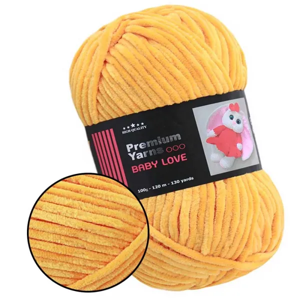 Premium Yarn Baby Love, Светло-оранжевый №368 – купить | Candy Yarn