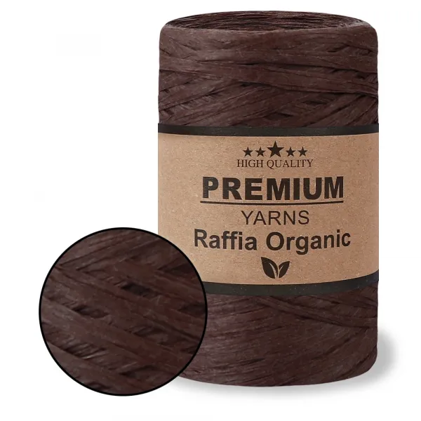 Premium Yarn Raffia Organic, Красное дерево №22, пряжа рафия для вязания шляп и сумок – купить | Candy Yarn