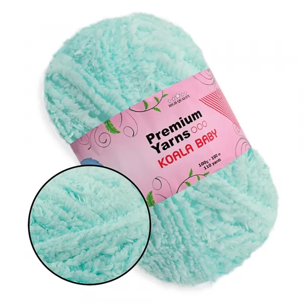 Premium Yarn Koala Baby 100, Лазурь №145 – купити | Candy Yarn